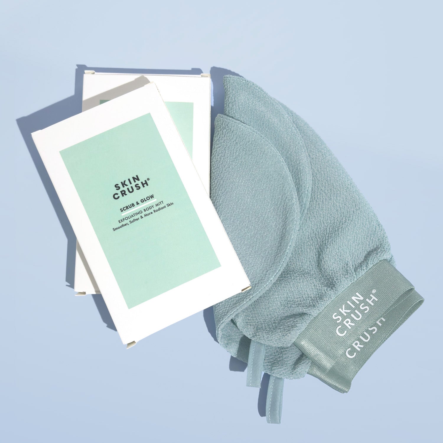 pack of 2 exfoliating body gloves skin crush