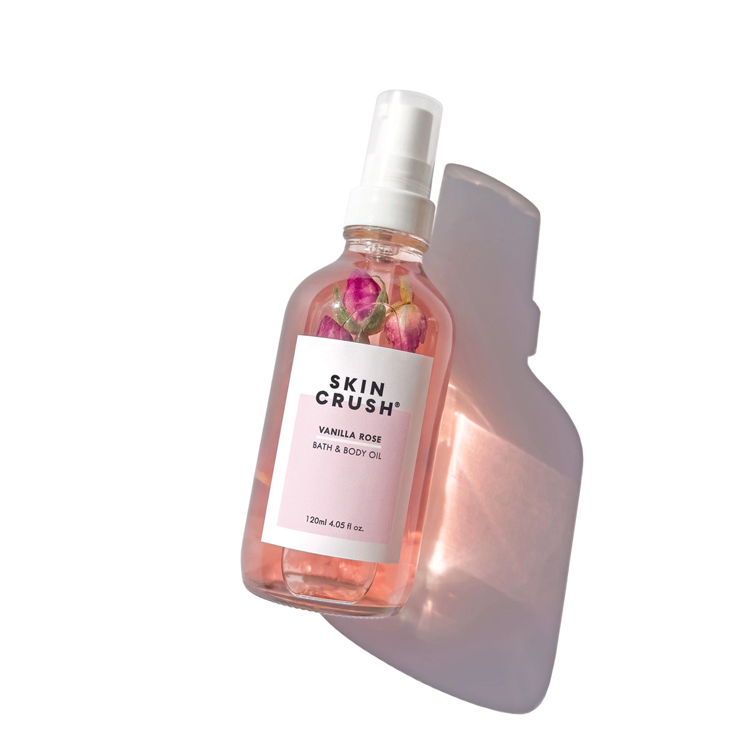 skin crush pink body oil with roses hydrating for dry skin luxurious bath oil 