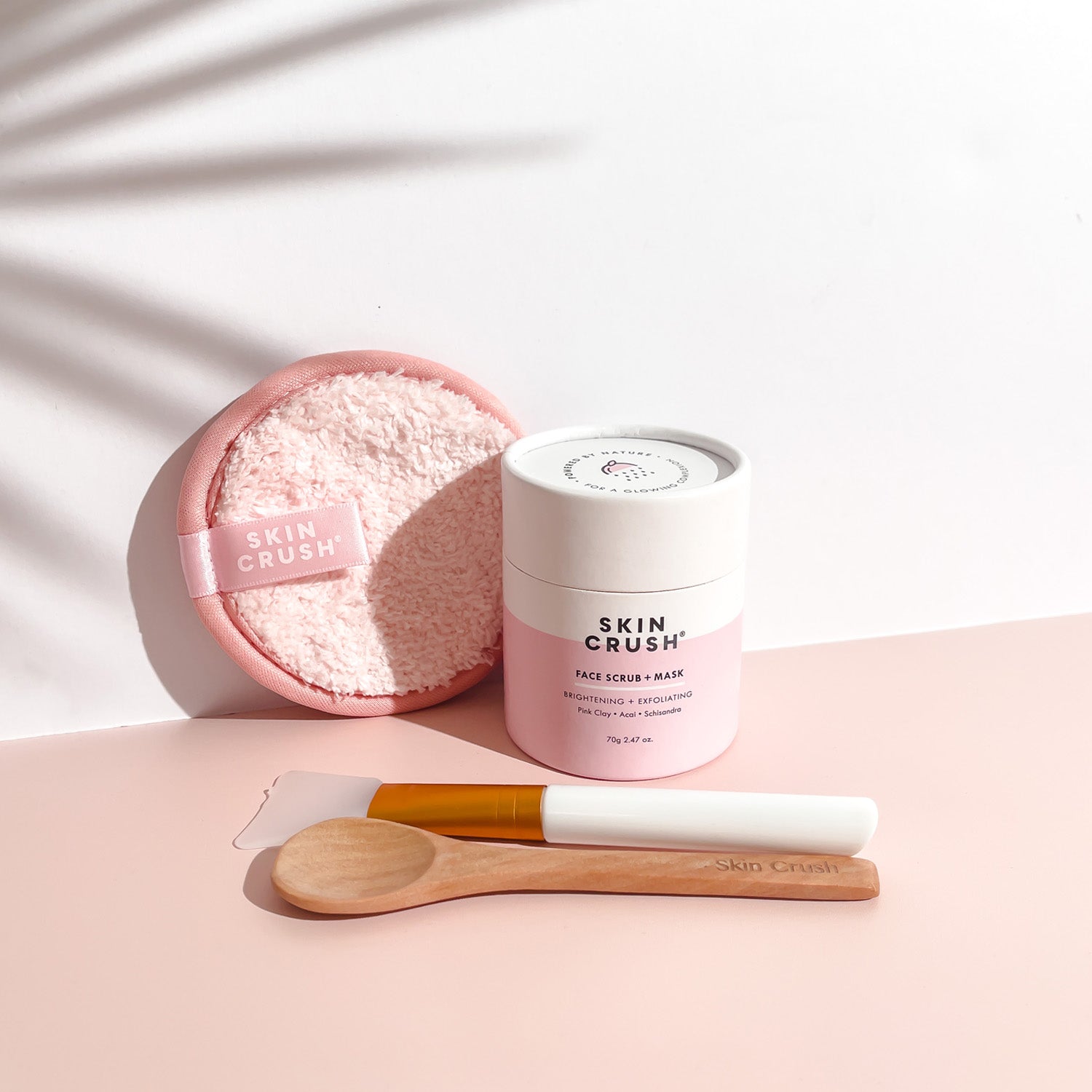 sensitive skin pink clay face mask kit